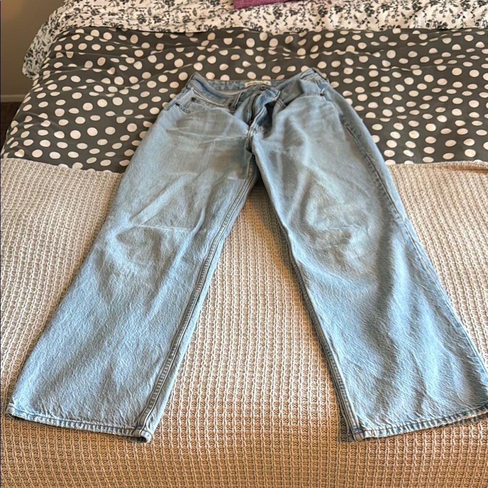 Abercrombie & Fitch Blue Relaxed Jeans Classic Fit